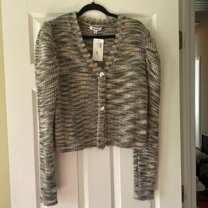 BB Dakota Peri Puff Cardigan